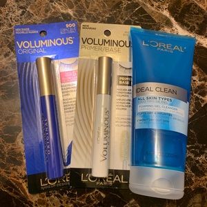 L'Oreal Paris Mascara/Cleanser Bundle